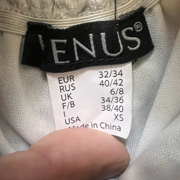 VENUS Side Slit Geometric Maxi Lightweight Skirt Brand New! XS - Picture 4 of 9